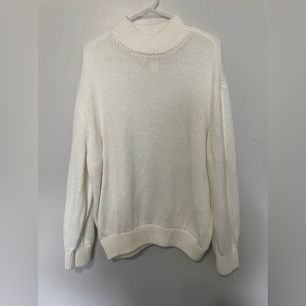 NWT cream sweater